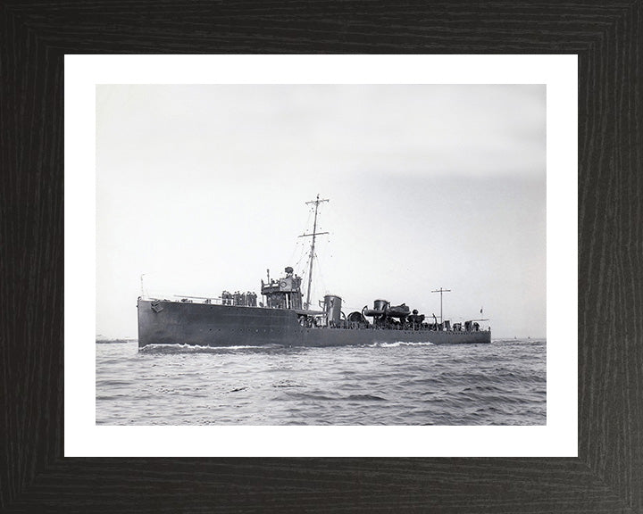 HMS Lurcher 1912 Royal Navy Acheron class destroyer Photo Print or Framed Print - Hampshire Prints