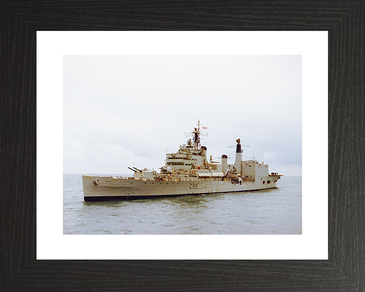 HMS Blake (C99) Royal Navy Tiger Class Light Cruiser Starboard View Photo Print Wall Art Decor Posters, Prints, & Visual Artwork Hampshire Prints 10 x 8 Black Frame Yes