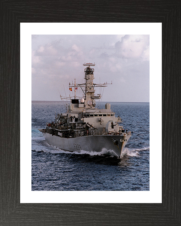 HMS Marlborough (F233) Photo Print - At Sea 2003 - Royal Navy Type 23 Frigate
