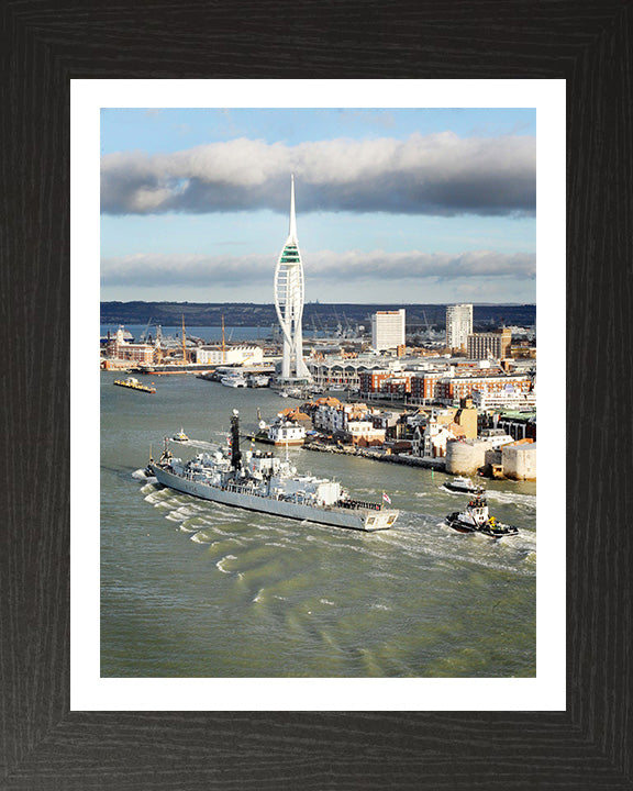 HMS Iron Duke F234 Royal Navy Type 23 frigate Photo Print or Framed Print - Hampshire Prints