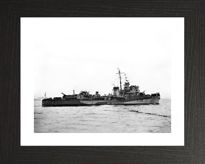 HMS Quantock L58 Royal Navy Hunt class destroyer Photo Print or Framed Print - Hampshire Prints