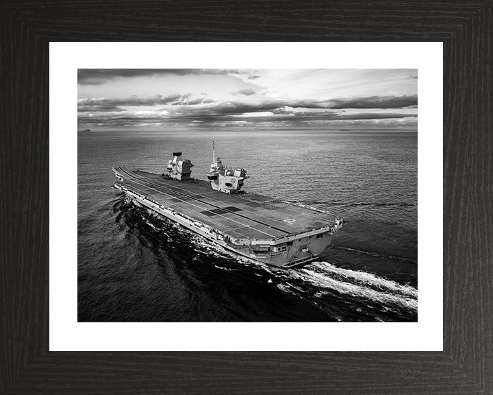 HMS Prince of Wales R09 Royal Navy Queen Elizabeth Class aircraft carrier Photo Print or Framed Print - Hampshire Prints