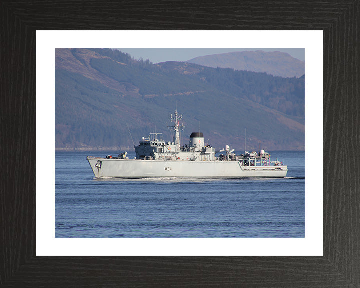 HMS Middleton M34 Royal Navy Hunt class mine countermeasures vessel Photo Print or Framed Photo Print - Hampshire Prints
