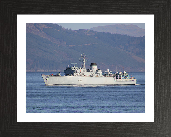 HMS Middleton M34 | Photo Print | Framed Print | Hunt Class | Mine Warfare Vessel | Royal Navy Hampshire Prints