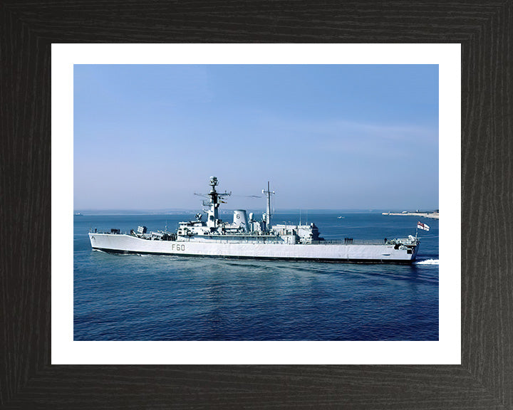 HMS Jupiter F60 Royal Navy Leander class frigate Photo Print or Framed Print - Hampshire Prints