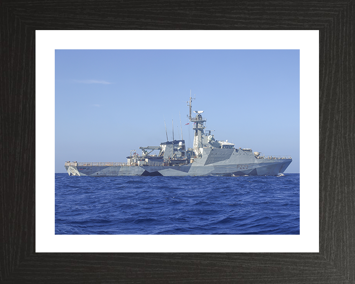 HMS Medway (P223) Photo Print - Caribbean 2025 - Royal Navy River Class Patrol Vessel Hampshire Prints 10 x 8 Black Frame Yes