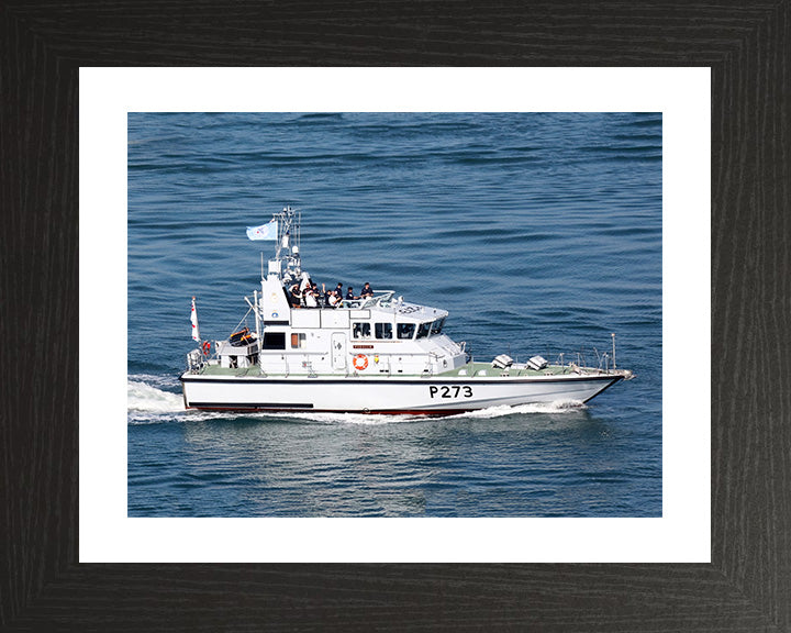 HMS Pursuer P273 Royal Navy Archer Class P2000 Patrol Vessel Photo Print or Framed Photo Print - Hampshire Prints