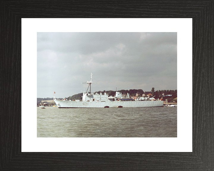 HMS Abdiel (N21) Royal Navy Abdiel Class Minelayer Photo Print Warship Wall Art Posters, Prints, & Visual Artwork Hampshire Prints 10 x 8 Black Frame Yes