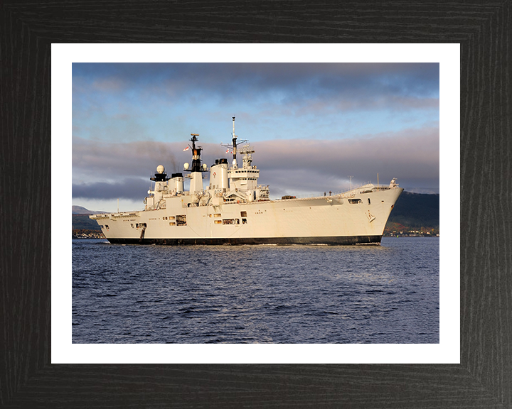 HMS Illustrious R06 Royal Navy Invincible class Aircraft Carrier Photo Print or Framed Print - Hampshire Prints