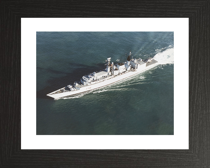 HMS Coventry (F98) Royal Navy Type 22 Frigate High Port Side View Photo Print Wall Art Decor Posters, Prints, & Visual Artwork Hampshire Prints 10 x 8 Black Frame Yes