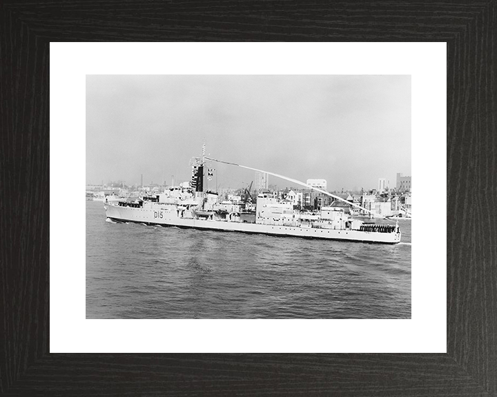 HMS Cavendish (D15) Royal Navy C Class Destroyer Paying Off Photo Print Wall Art Decor Posters, Prints, & Visual Artwork Hampshire Prints 10 x 8 Black Frame Yes