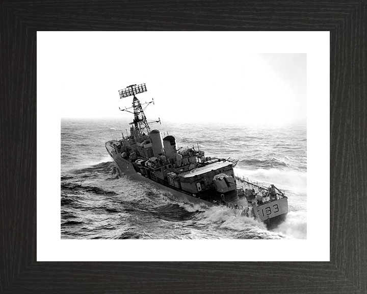 HMS Tartar (F133) Photo Print - At Sea 1970 - Royal Navy Tribal Class Frigate