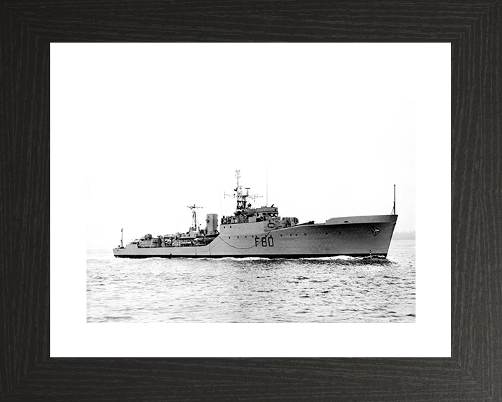 HMS Duncan (F80) Royal Navy Blackwood Class Frigate Starboard View Photo Print Wall Art Decor Posters, Prints, & Visual Artwork Hampshire Prints 10 x 8 Black Frame Yes