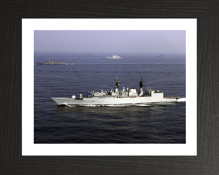 HMS Cumberland (F85) Photo Print - At sea 2000 - Royal Navy Type 22 Frigate