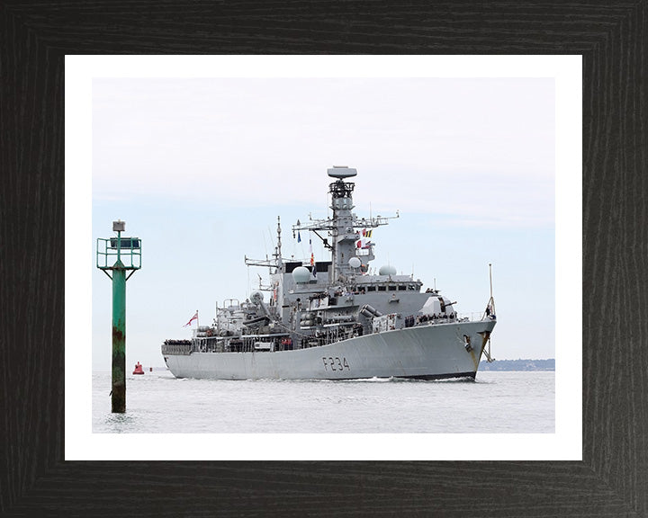 HMS Iron Duke F234 Royal Navy Type 23 frigate Photo Print or Framed Print - Hampshire Prints