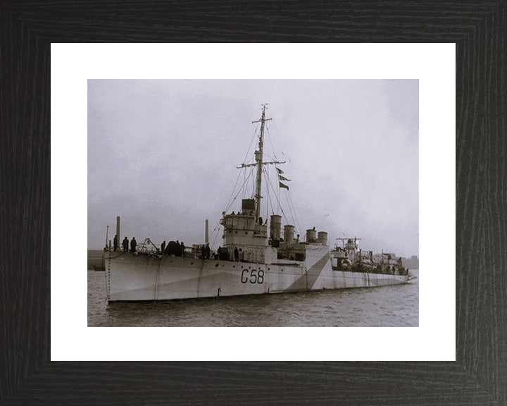 HMS Rockingham G58 | Photo Print | Framed Print | Poster | Destroyer | Royal Navy Hampshire Prints