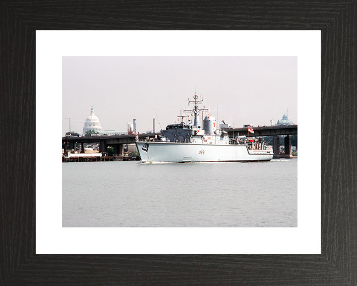 HMS Brecon M29 | Photo Print | Framed Print | Hunt Class | Mine Warfare Vessel | Royal Navy Hampshire Prints