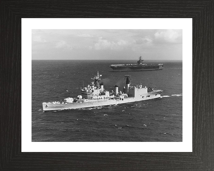 HMS Blake (C99) Photo Print - At Sea 1975 - Royal Navy Tiger Class Light Cruiser