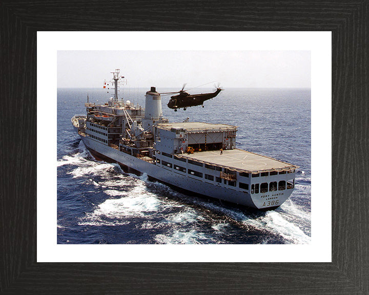 RFA Fort Austin A386 | Photo Print | Framed Print | Fort Rosalie Class | Royal Fleet Auxiliary Hampshire Prints