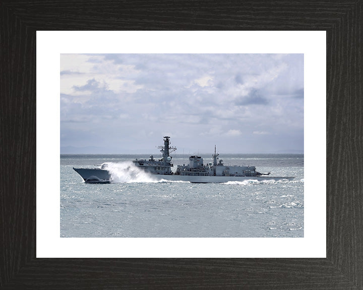 HMS Portland F79 Royal Navy Type 23 frigate Photo Print or Framed Print - Hampshire Prints