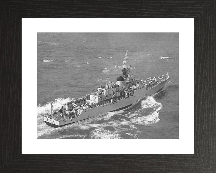 HMS Berwick (F115) Royal Navy Rothesay Class Frigate Underway Photo Print Wall Art Decor Posters, Prints, & Visual Artwork Hampshire Prints 10 x 8 Black Frame Yes