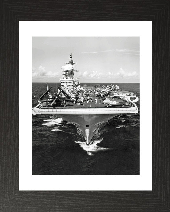 HMS Victorious R38 Royal Navy Illustrious class aircraft carrier Photo Print or Framed Print - Hampshire Prints