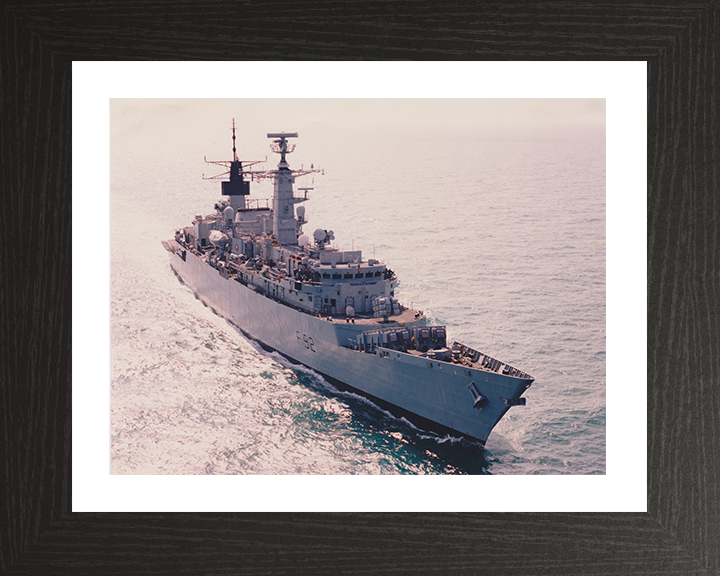 HMS Boxer (F92) Photo Print - At Sea 1999 - Royal Navy Type 22 Frigate Hampshire Prints 10 x 8 Black Frame Yes
