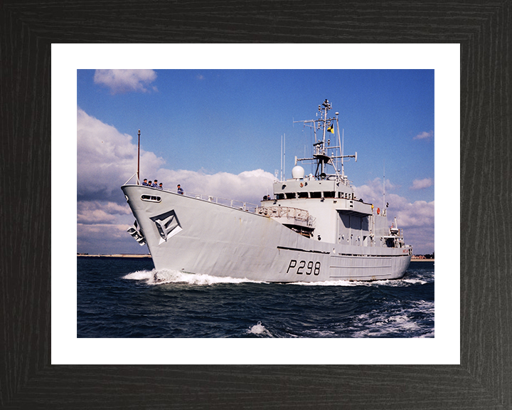 HMS Shetland (P298) Photo Print - At Sea - Royal Navy Island Class Patrol Vessel