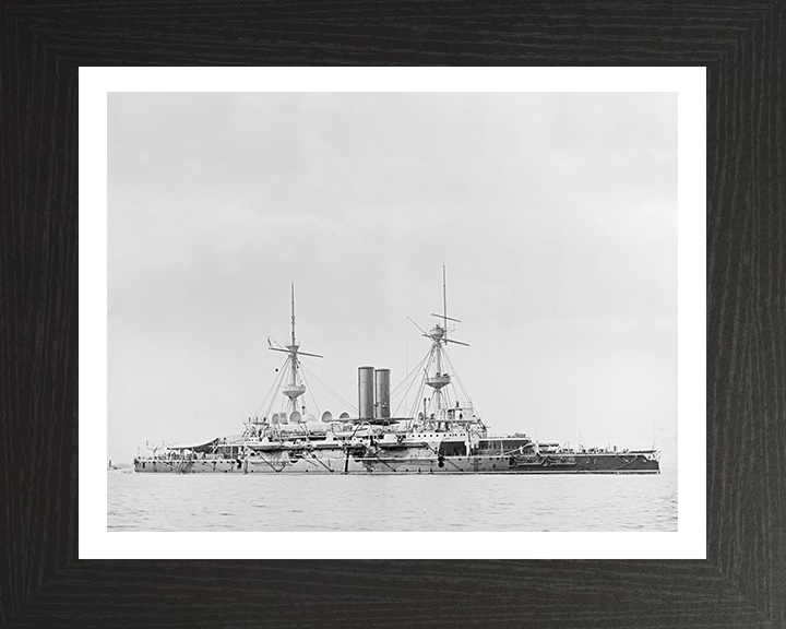 HMS Hood | Photo Print | Framed Print | Sovereign Class | Pre Dreadnought | Battleship | Royal Navy Hampshire Prints