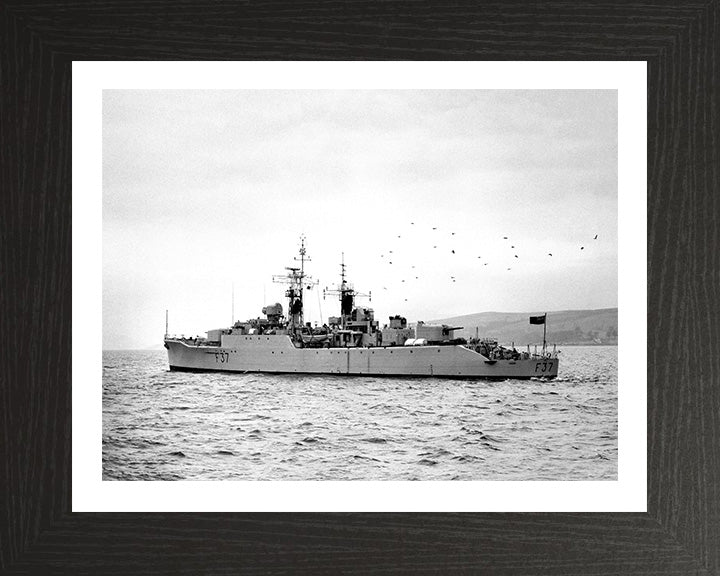 HMS Jaguar F37 Royal Navy Leopard class Frigate Photo Print or Framed Print - Hampshire Prints