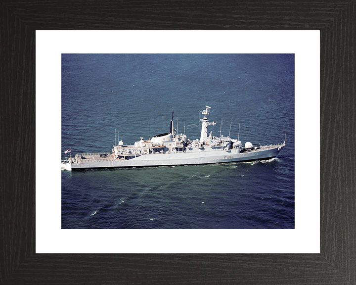 HMS Avenger (F185) Royal Navy Type 21 Frigate Underway Starboard Side View Photo Print Wall Art Decor Posters, Prints, & Visual Artwork Hampshire Prints 10 x 8 Black Frame Yes