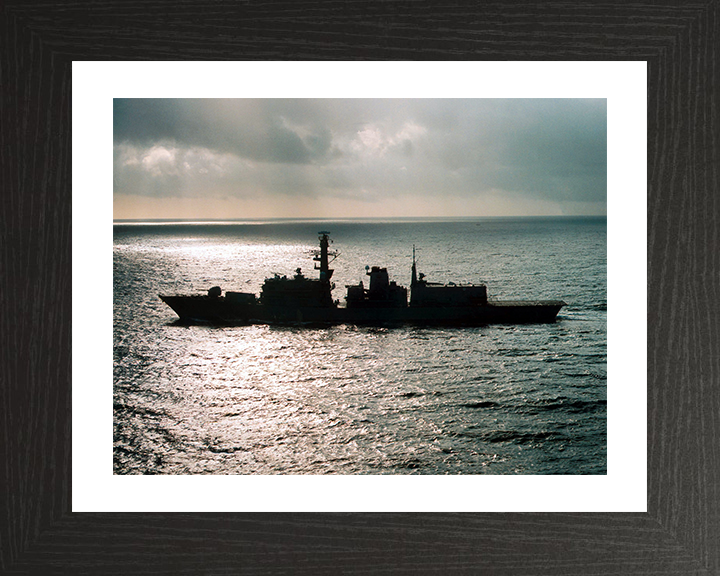 HMS Portland (F79) Photo Print - Silhouette 2001 - Royal Navy Type 23 Frigate