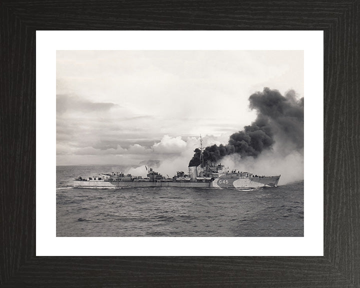 HMS Quail G45 | Photo Print | Framed Print | Q Class | Destroyer | Royal Navy Hampshire Prints