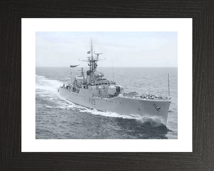 HMS Rhyl F129 Royal Navy Rothesay Class frigate Photo Print or Framed Print - Hampshire Prints