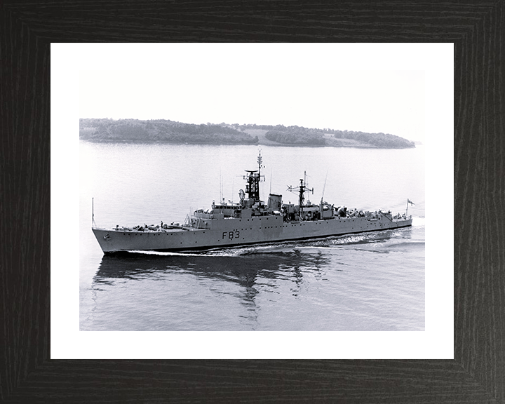 HMS Ulster (F83) Photo Print- Plymouth Sound 1969 - Royal Navy Type 15 Frigate