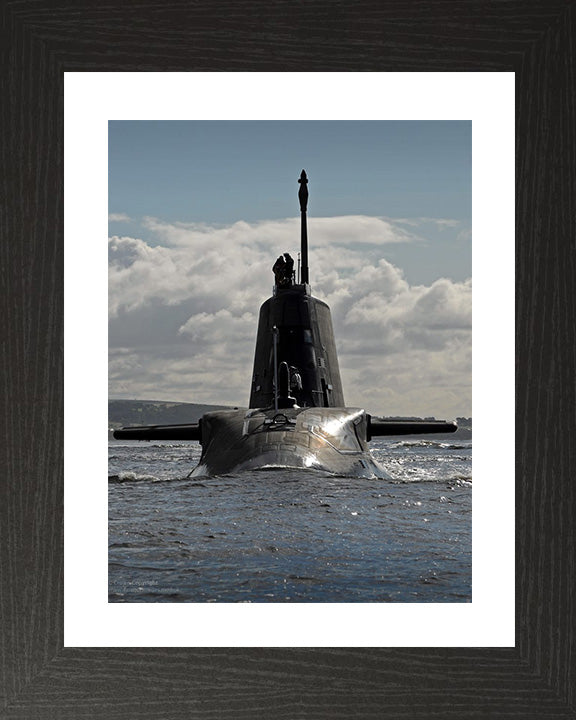 HMS Ambush S120 Royal Navy Astute class Submarine Photo Print or Framed Print - Hampshire Prints