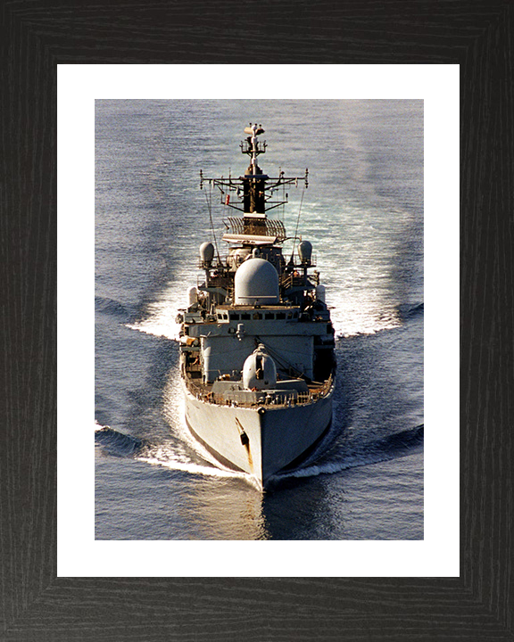HMS York (D98) - Arabian Sea 2002 - Royal Navy Type 42 Destroyer Photo Print Wall Art Naval Decor UK Posters, Prints, & Visual Artwork Hampshire Prints 10 x 8 Black Frame Yes