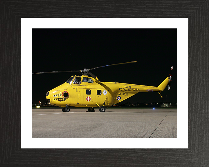 RAF Westland Whirlwind HAR10 Northolt 2022 Photo Print - Royal Air Force Aircraft Posters, Prints, & Visual Artwork Hampshire Prints 10 x 8 Black Frame Yes