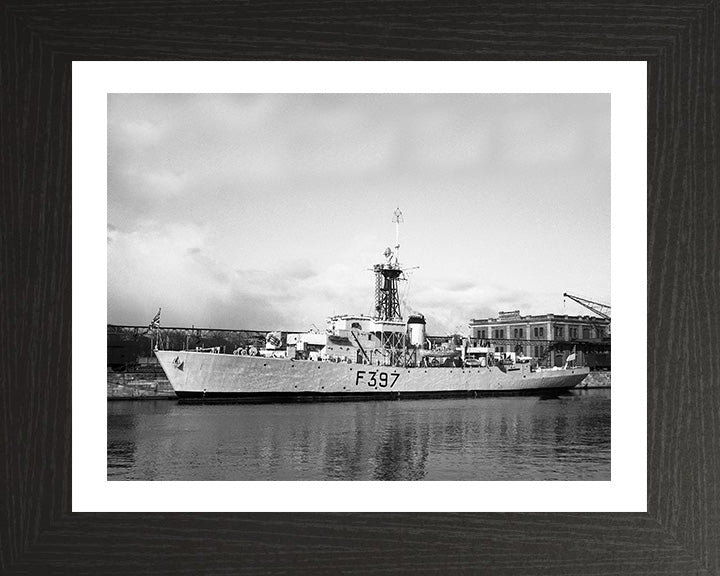 HMS Launceston Castle F397 (K397) Royal Navy Castle class corvette Photo Print or Framed Print - Hampshire Prints