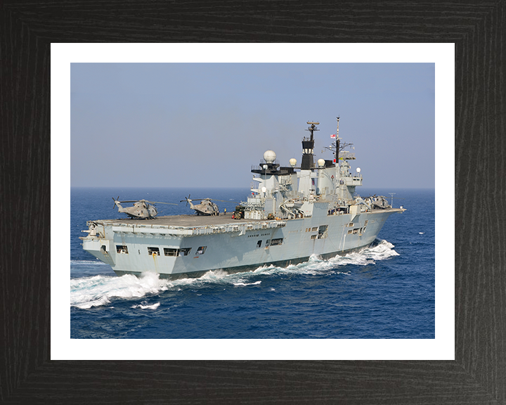 HMS Illustrious R06 | Photo Print | Framed Print | Invincible Class | Aircraft Carrier | Royal Navy Hampshire Prints