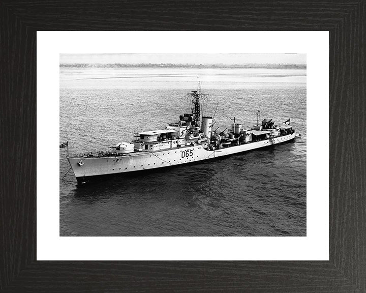 HMS St James D65 Royal Navy Battle class destroyer Photo Print or Framed Print - Hampshire Prints