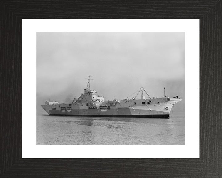 HMS Pioneer R76 Royal Navy Colossus class aircraft carrier Photo Print or Framed Print - Hampshire Prints