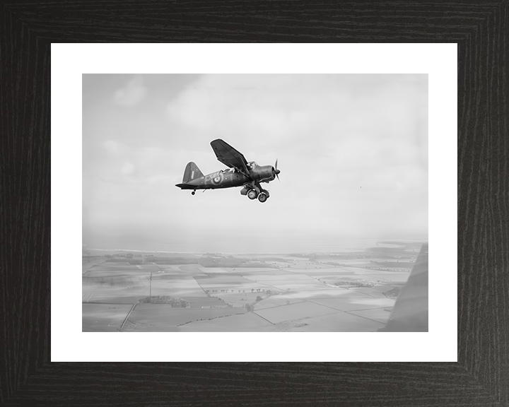 RAF Westland Lysander Mark III Photo Print - Royal Air Force Aircraft Hampshire Prints 10 x 8 Black Frame Yes