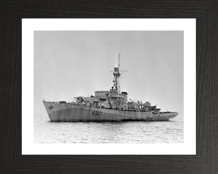 HMS Berkeley Castle K387 Royal Navy Castle class corvette Photo Print or Framed Print - Hampshire Prints