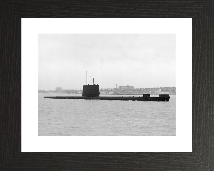 HMS Walrus S08 Royal Navy Porpoise class Submarine Photo Print or Framed Print - Hampshire Prints