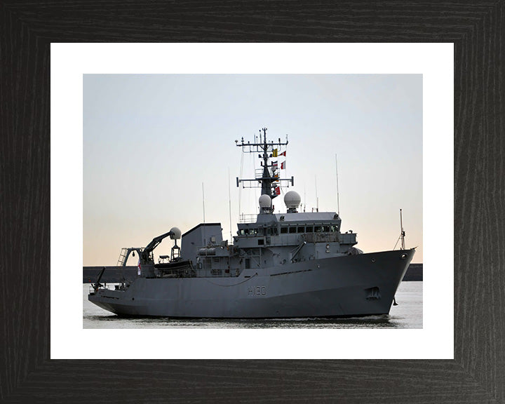 HMS Roebuck H130 | Photo Print | Framed Print | Coastal Survey Vessel | Royal Navy Hampshire Prints