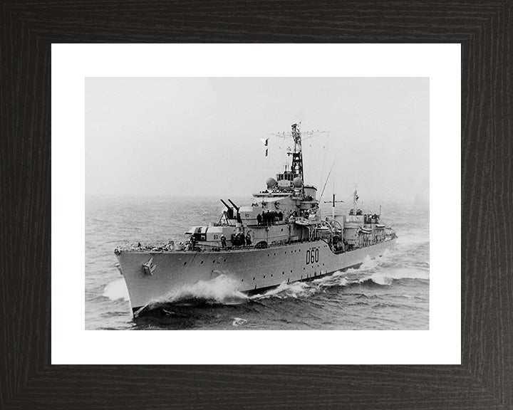 HMS Sluys D60 Royal Navy Battle class destroyer Photo Print or Framed Print - Hampshire Prints