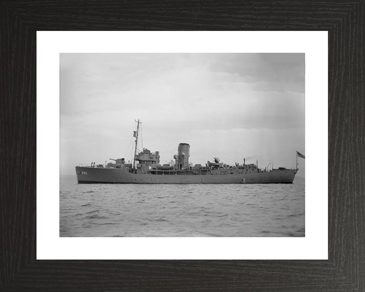 HMS Picotee K63 Royal Navy Flower class corvette Photo Print or Framed Print - Hampshire Prints