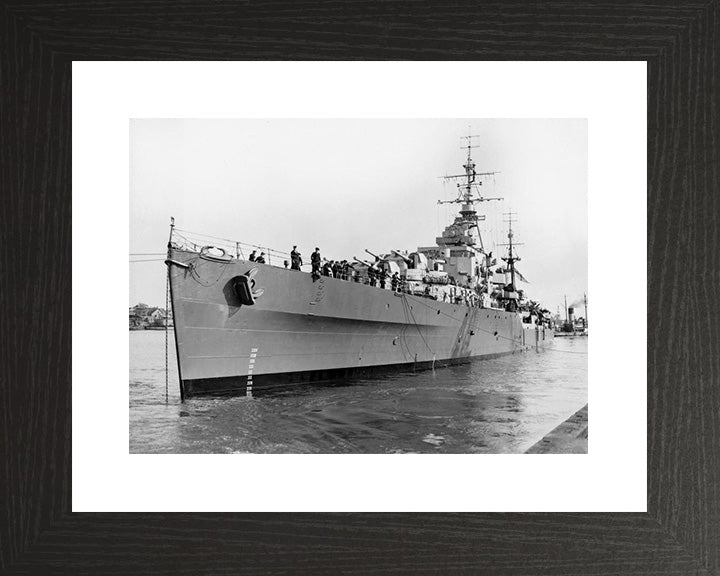 HMS Black Prince (81) | Photo Print | Framed Print | Dido Class | Light Cruiser | Royal Navy Hampshire Prints