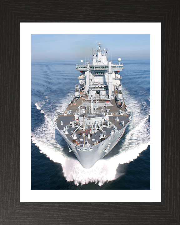 RFA Wave Ruler (A390) Photo Print - At Sea 2004 - Royal Fleet Auxiliary Wave Class Fleet Tanker Posters, Prints, & Visual Artwork Hampshire Prints 10 x 8 Black Frame Yes